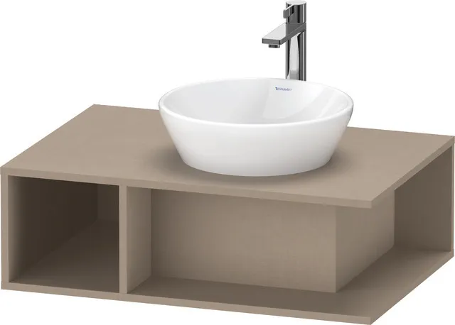 Duravit Waschtischunterschrank wandhängend „D-Neo“ 80 × 26 × 55 cm Leinen