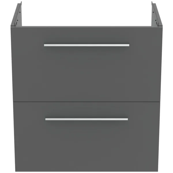 Ideal Standard Waschtischunterschrank „i.lifeS“ 60 × 63 × 37,5 cm Quarzgrau matt