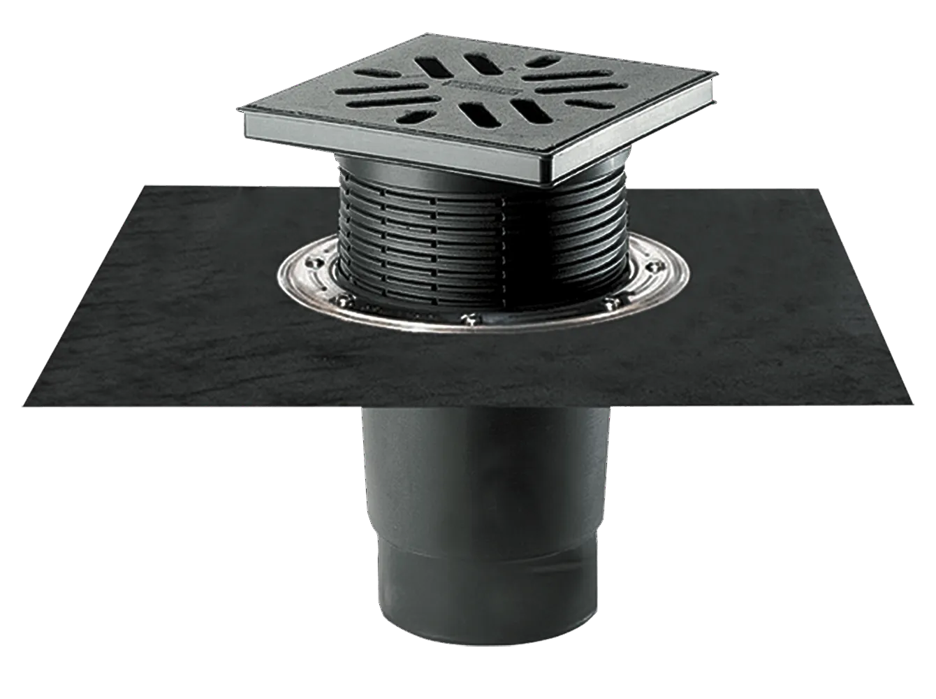 Hof- und Parkdeckablauf 616.0 DallBit, DN 150 Hof- und Parkdeckablauf 616.0 DallBit, DN 150