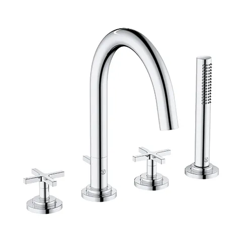 NOVA FONTE 4Loch Wannenarmatur CLASSIC chrom NOVA FONTE 4Loch Wannenarmatur CLASSIC chrom