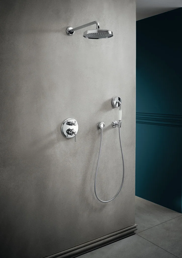 Hansgrohe AXOR Montreux Brausearm DN15, 389 mm Ausladung, Chrom, Aufputzmontage