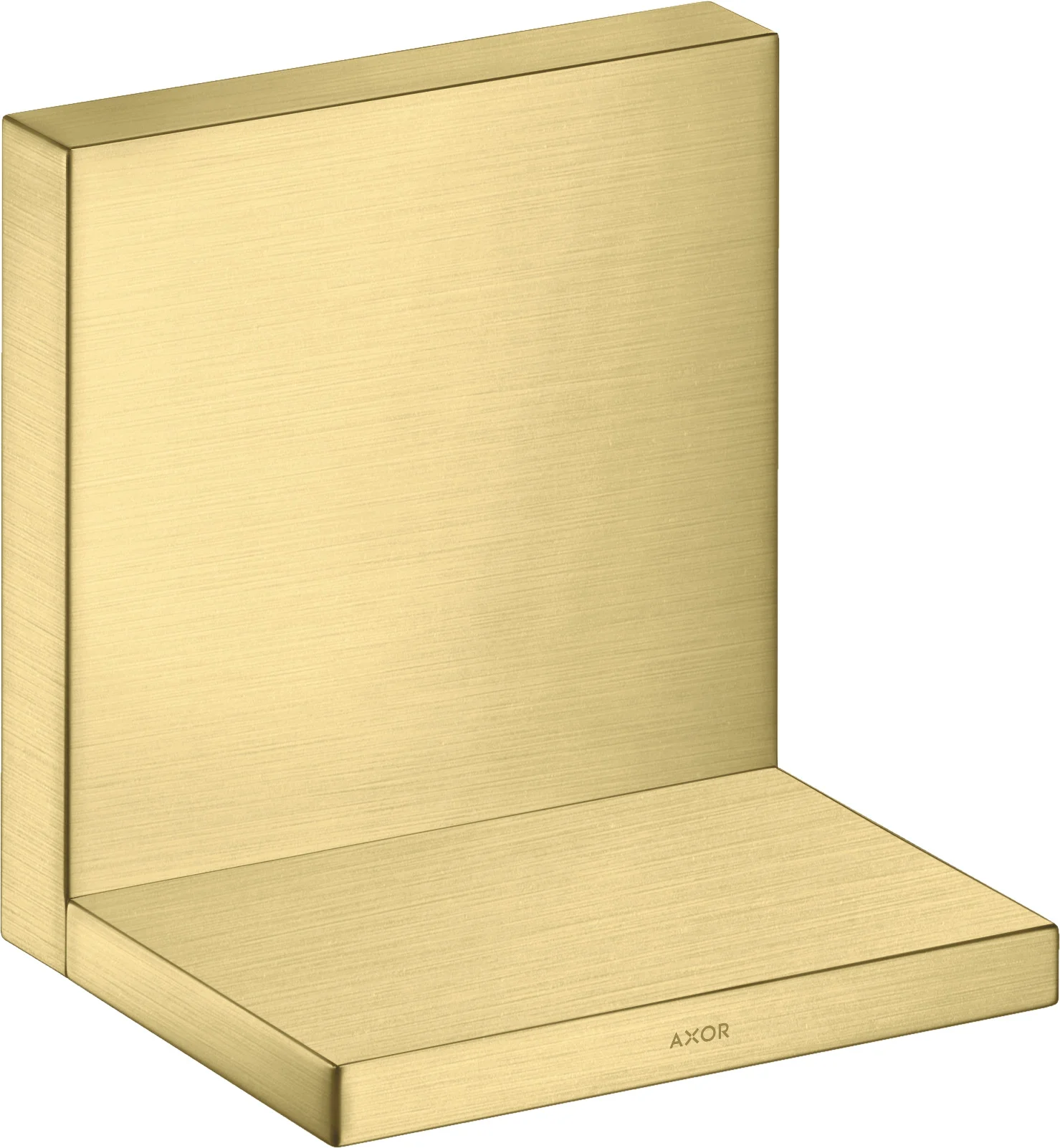 Hansgrohe AXOR ShowerSolutions Ablage 120x120 mm Brushed Brass Hansgrohe AXOR ShowerSolutions Ablage 120x120 mm Brushed Brass