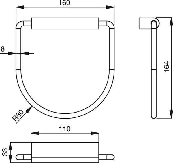 Ideal Standard Handtuchring Connect, Chrom Ideal Standard Handtuchring Connect, Chrom