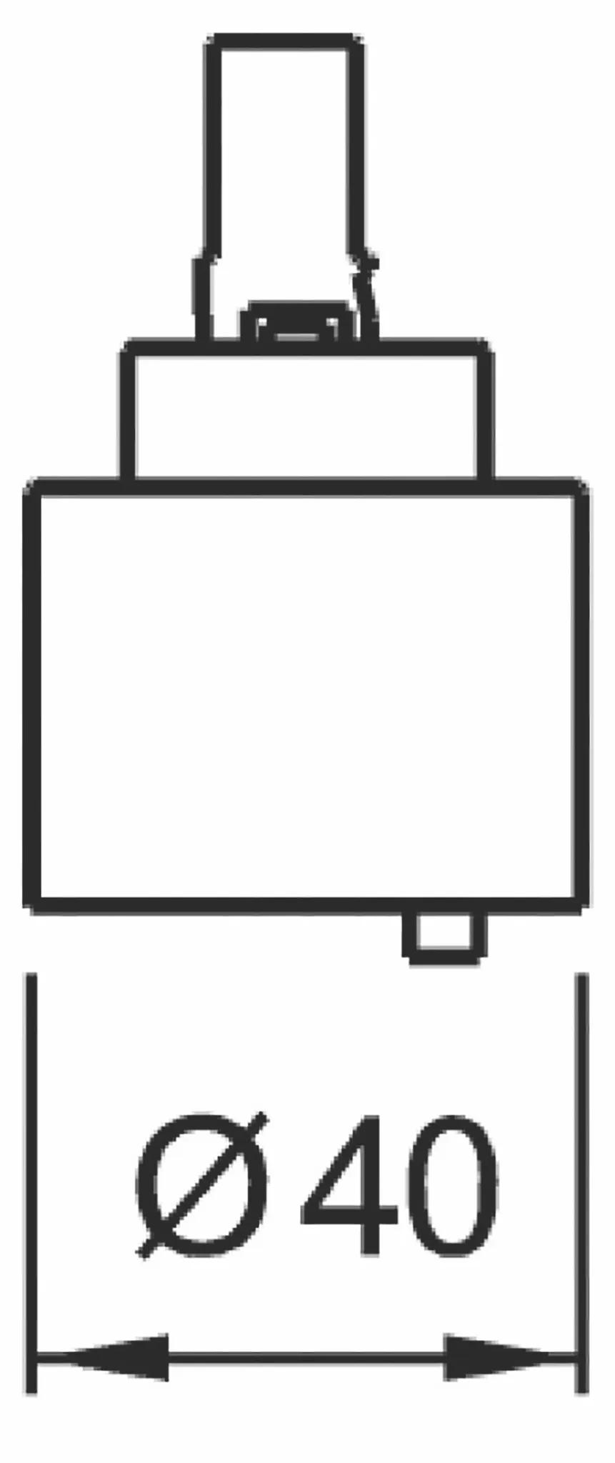 Laufen SPARE PARTS Ecototal Kartusche, d=40mm Laufen SPARE PARTS Ecototal Kartusche, d=40mm