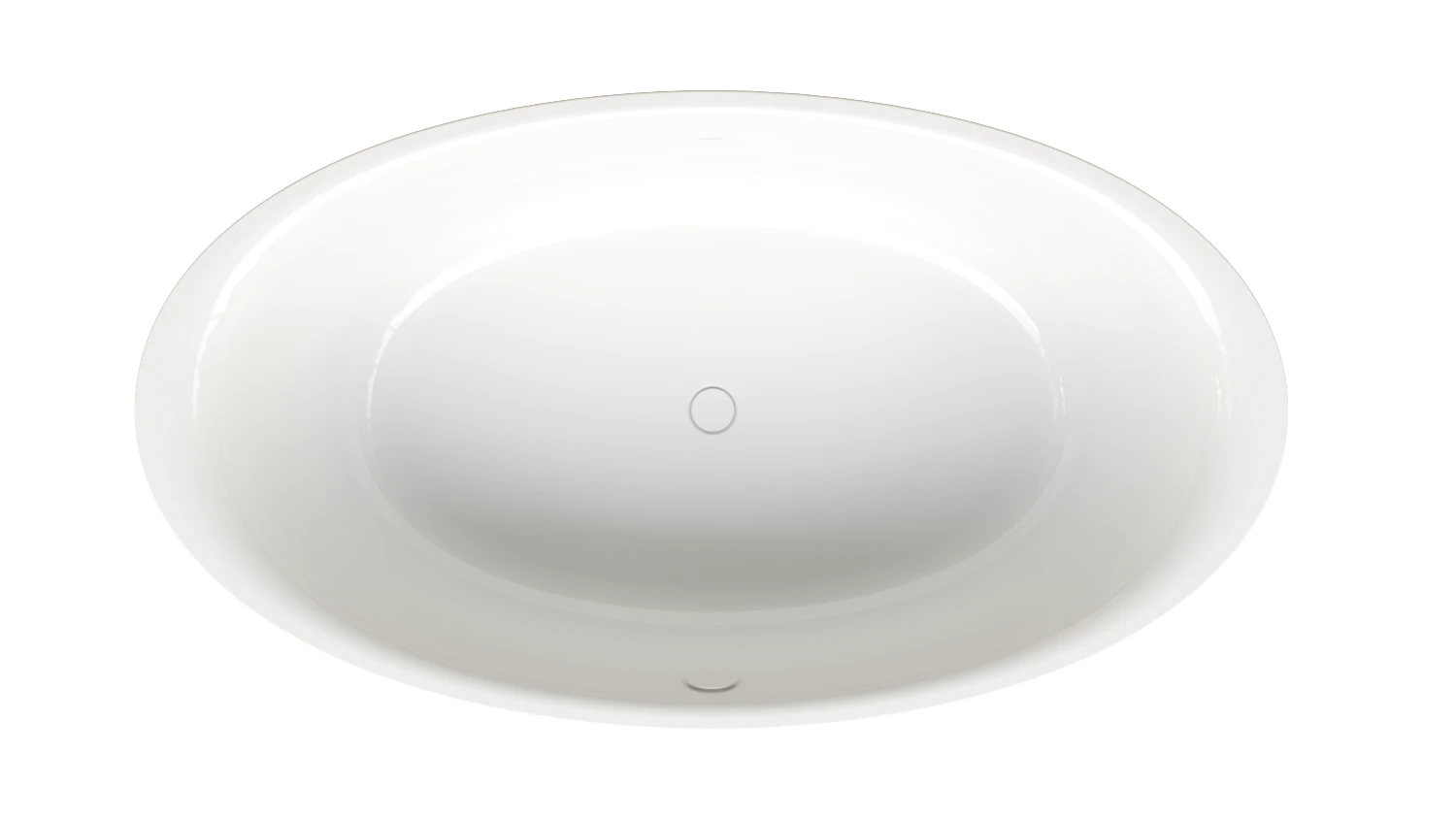 Bette oval Badewanne „BetteEve Oval Silhouette“ 180 × 100 cm in Weiß