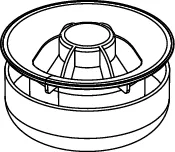 TECEdrainpoint S 2-stufiger Membran GV für Ablauf DN 50 superflach