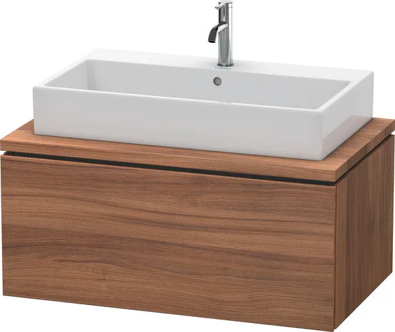 Duravit Waschtischunterschrank wandhängend „L-Cube“ 92 × 40 × 54,7 cm Nussbaum Natur Duravit Waschtischunterschrank wandhängend „L-Cube“ 92 × 40 × 54,7 cm Nussbaum Natur