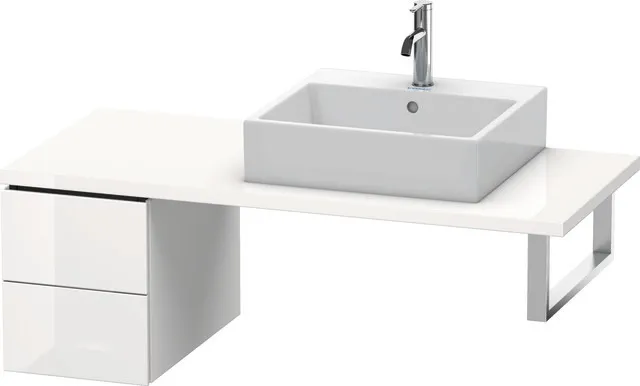 Duravit Unterschrank für Konsole „L-Cube“ 32 × 40 × 54,7 cm Weiß Hochglanz