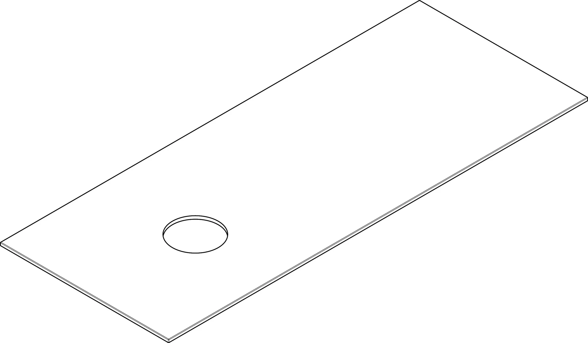 Hansgrohe Xevolos E Möbel, Aufsatzwaschtisch Konsole 1370x550 mm, links Ausschnitt, Mattweiß Hansgrohe Xevolos E Möbel, Aufsatzwaschtisch Konsole 1370x550 mm, links Ausschnitt, Mattweiß