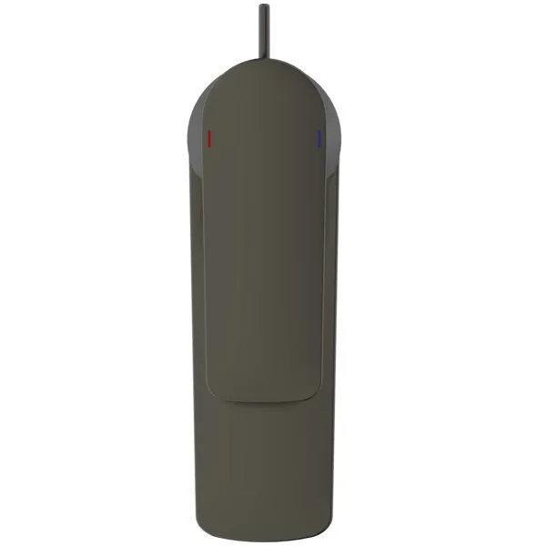 Ideal Standard Waschtischarmatur Connect Air A7021A5, 5 l/min., mit Ablaufgarnitur, Ausladung 112mm, Magnetic Grey