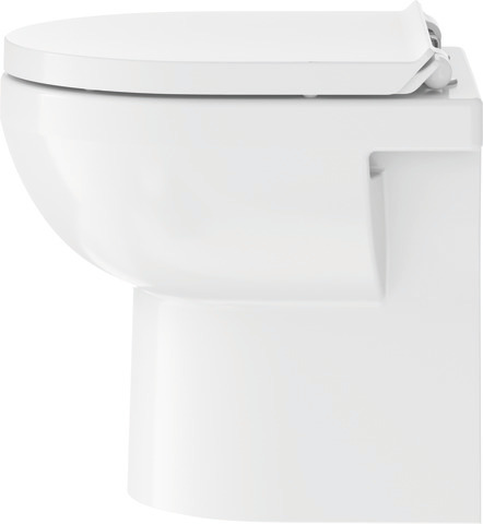 Duravit Stand-Tiefspül-WC inkl. WC-Sitz „No.1“ 51 × 38,6 × 46,5 cm, Befestigung sichtbar