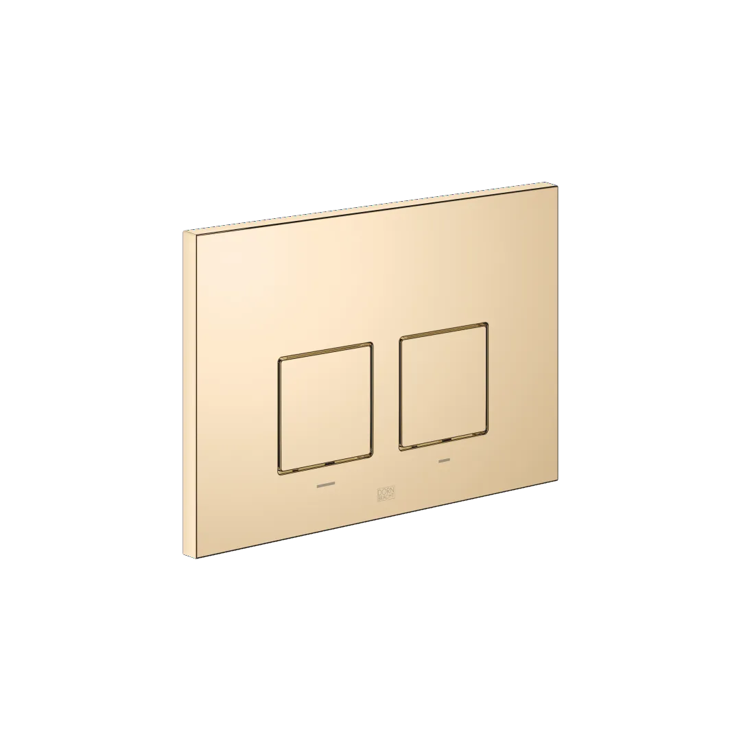 Dornbracht Betätigungsplatte SERIENSPEZIFISCH Messing (23kt Gold), 169 x 246 x 12 mm, für Geberit Sigma Spülkästen ab 2001