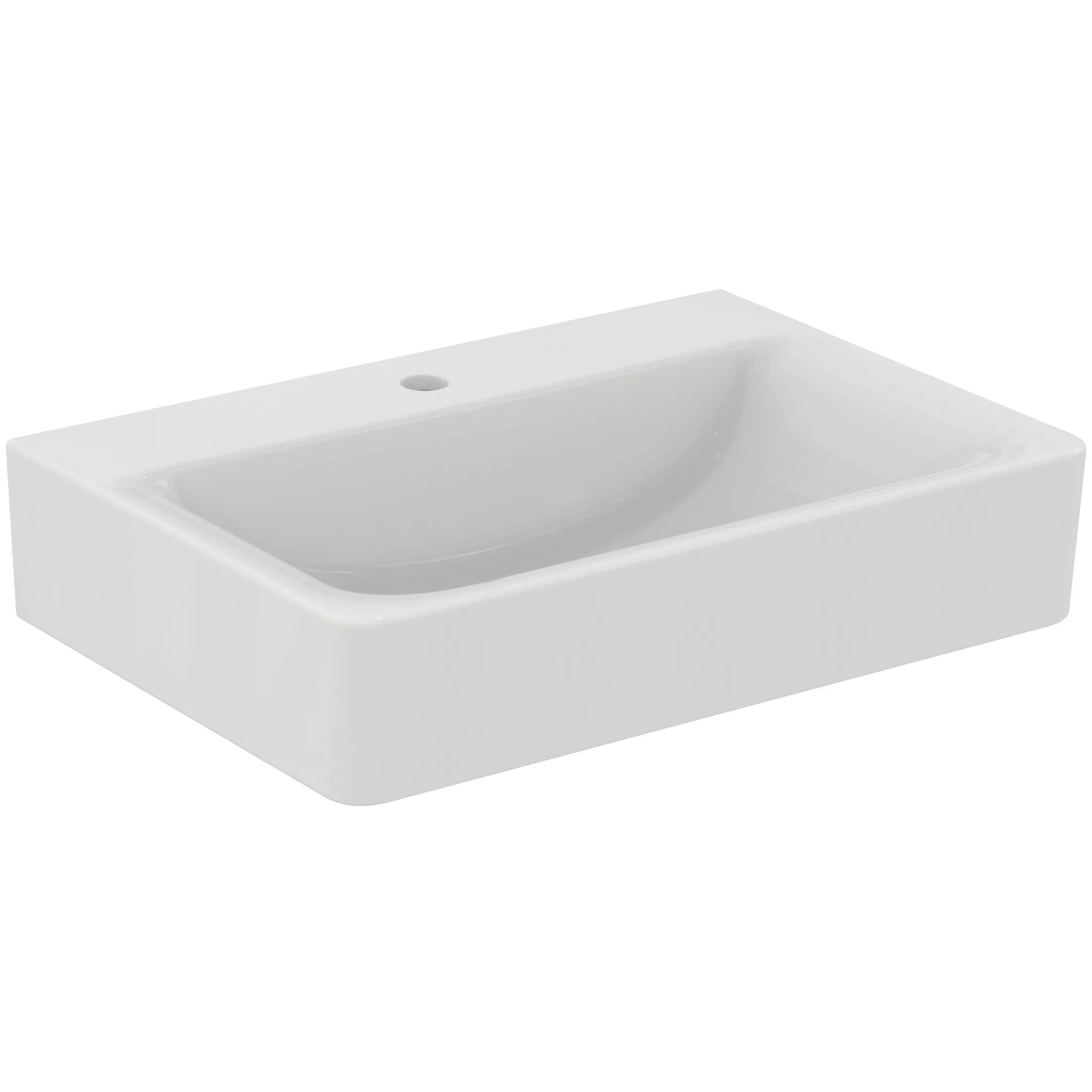 Waschbecken „Connect“ 65 × 46 × 17,5 cm, Hahnlochposition mittig Waschbecken „Connect“ 65 × 46 × 17,5 cm, Hahnlochposition mittig