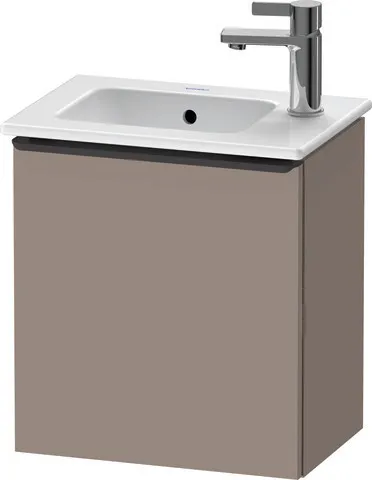 Duravit Waschtischunterschrank wandhängend „D-Neo“ 41 × 44 × 27,4 cm Basalt Matt
