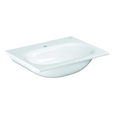 Möbelwaschtisch Essence 39568_H, 60 cm, wandhängend, 600 x 460 mm, aus Sanitärkeramik, PureGuard Hygieneoberfläche, alpinweiß Möbelwaschtisch Essence 39568_H, 60 cm, wandhängend, 600 x 460 mm, aus Sanitärkeramik, PureGuard Hygieneoberfläche, alpinweiß