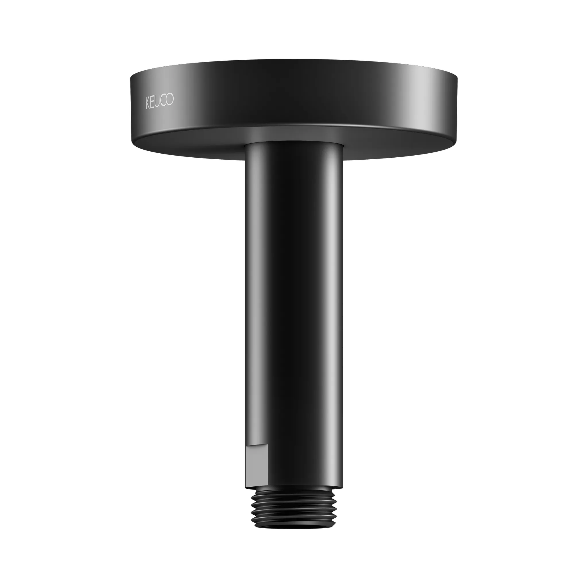 Elegance 51689370100 Brausearm Deckenanschluß rund 100 mm schwarz
