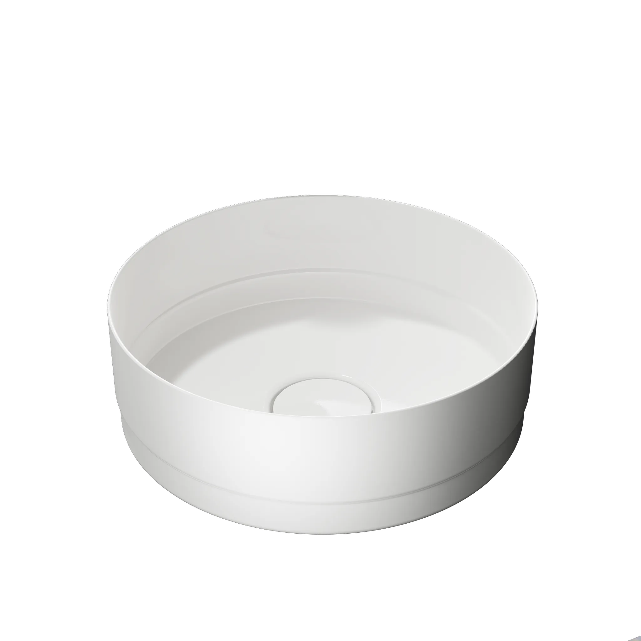 Waschtischschale „Nueva“ ⌀ 32 × 12,7 cm in alpinweiß, mit Perl-Effekt Waschtischschale „Nueva“ ⌀ 32 × 12,7 cm in alpinweiß, mit Perl-Effekt