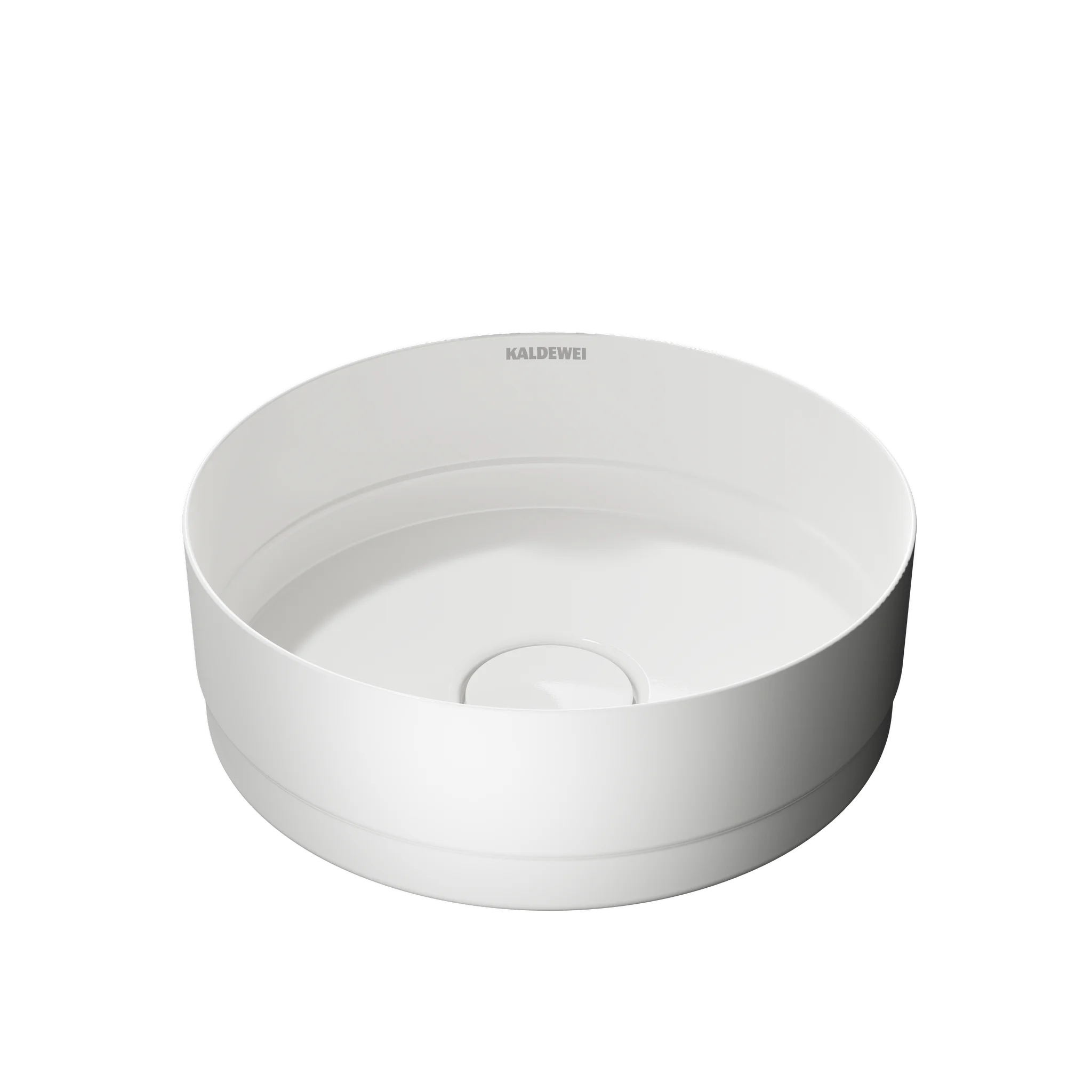 Kaldewei NUEVA Waschtisch-Schale, alpinweiß, Perl-Effekt, Ø 320 mm, ohne Überlauf