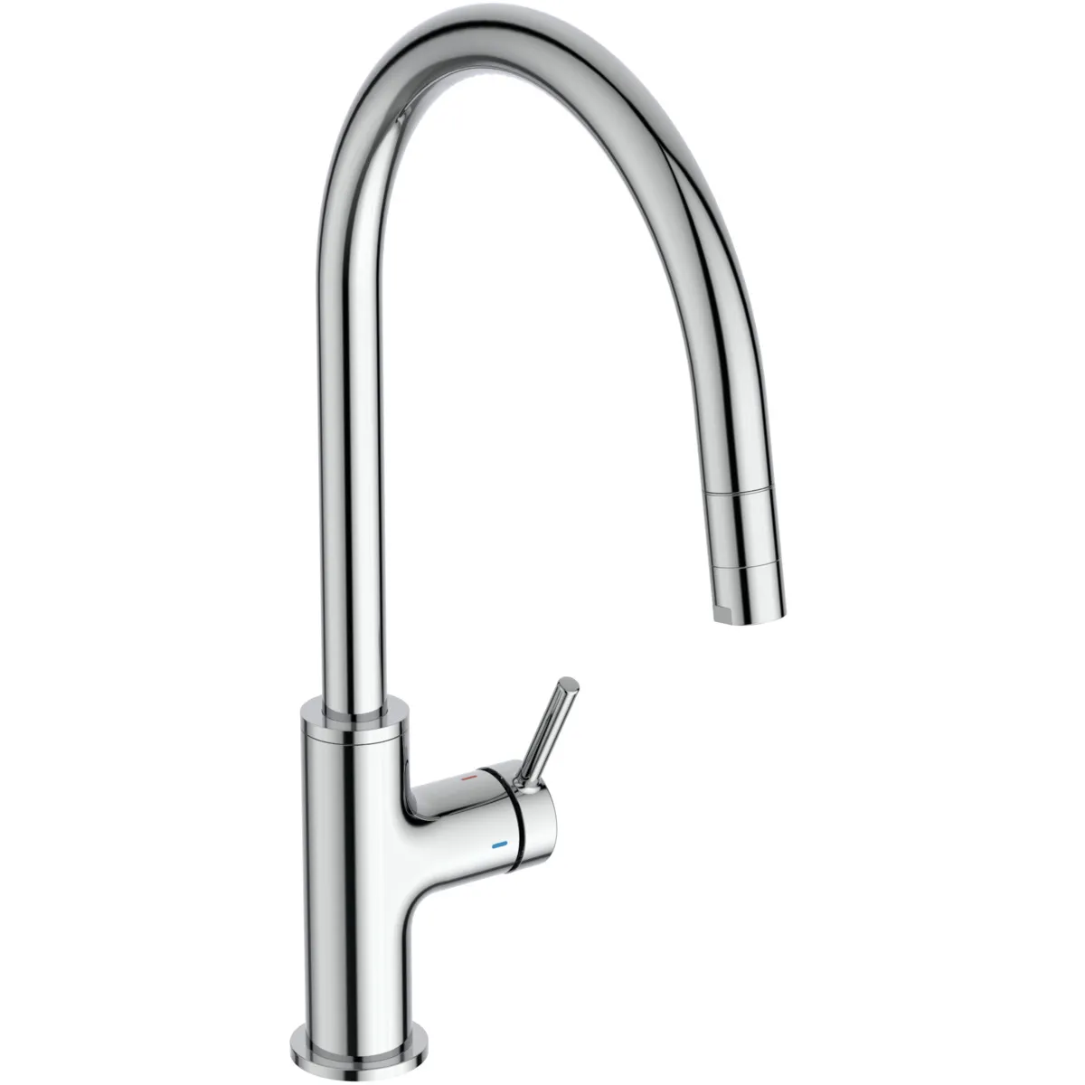 Ideal Standard Küchenarmatur Ceraline Nuovo, Ausladung 218mm, herausziehbare Handbrause, hoher Auslauf Chrom Ideal Standard Küchenarmatur Ceraline Nuovo, Ausladung 218mm, herausziehbare Handbrause, hoher Auslauf Chrom