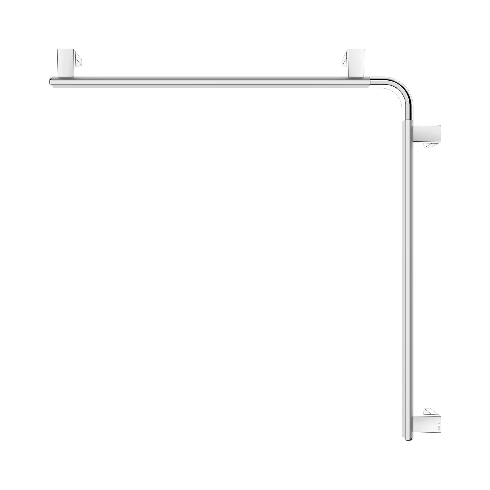 KEUCO Dusch- und Wannenhandlauf „Axess“ 80 cm Ausführung in Silber (eloxiert)