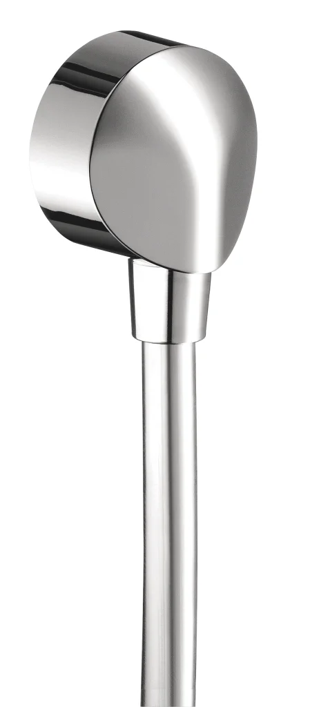 Hansgrohe FixFit Wandanschluss E, Chrom, DN15, für Brauseschläuche mit beidseitig konischer oder zylindrischer Mutter