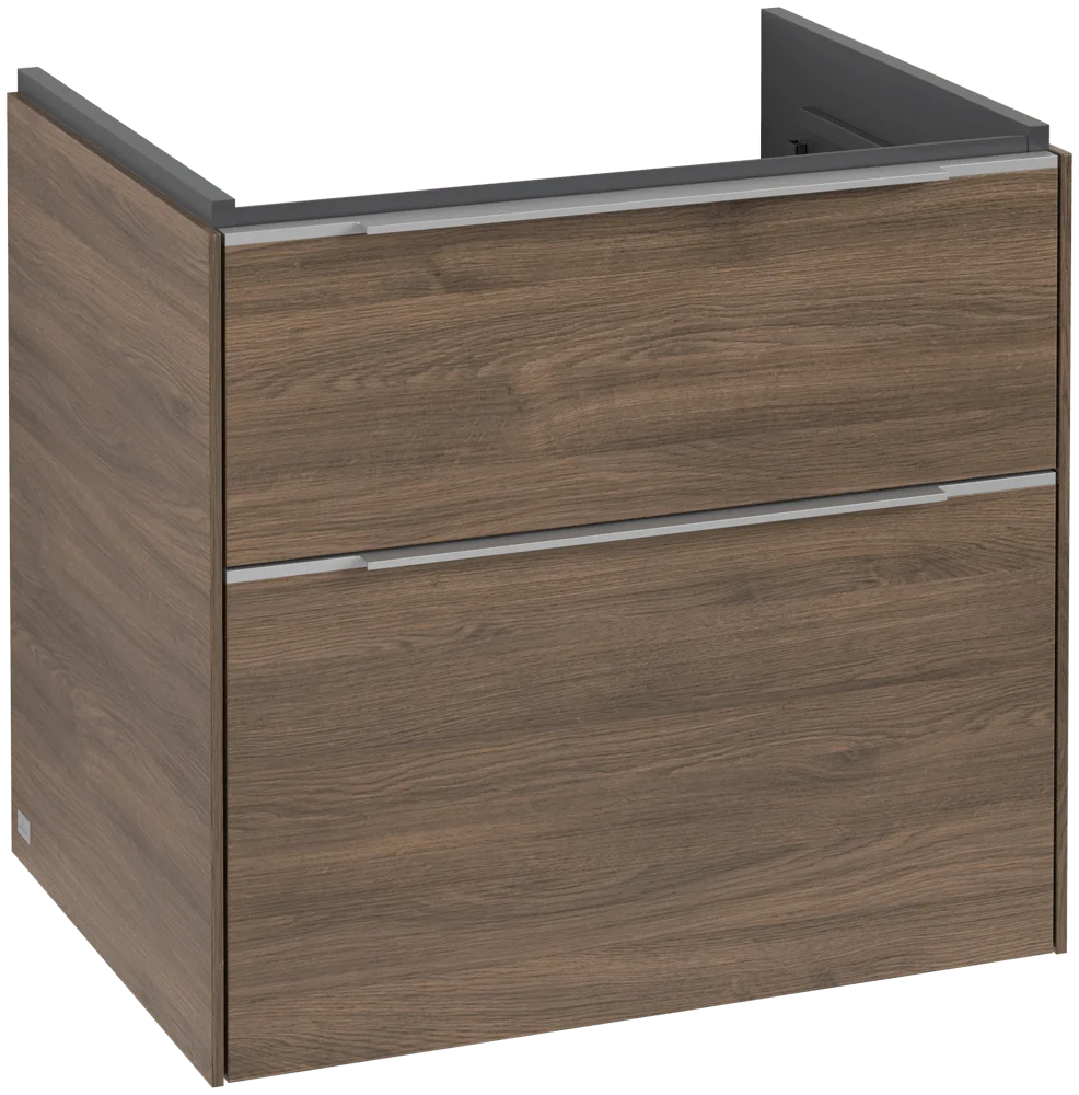 Villeroy & Boch Waschbeckenunterschrank Subway 3.0 Arizona Oak, 622 x 576 x 462 mm, mit Beleuchtung und SoftClosing
