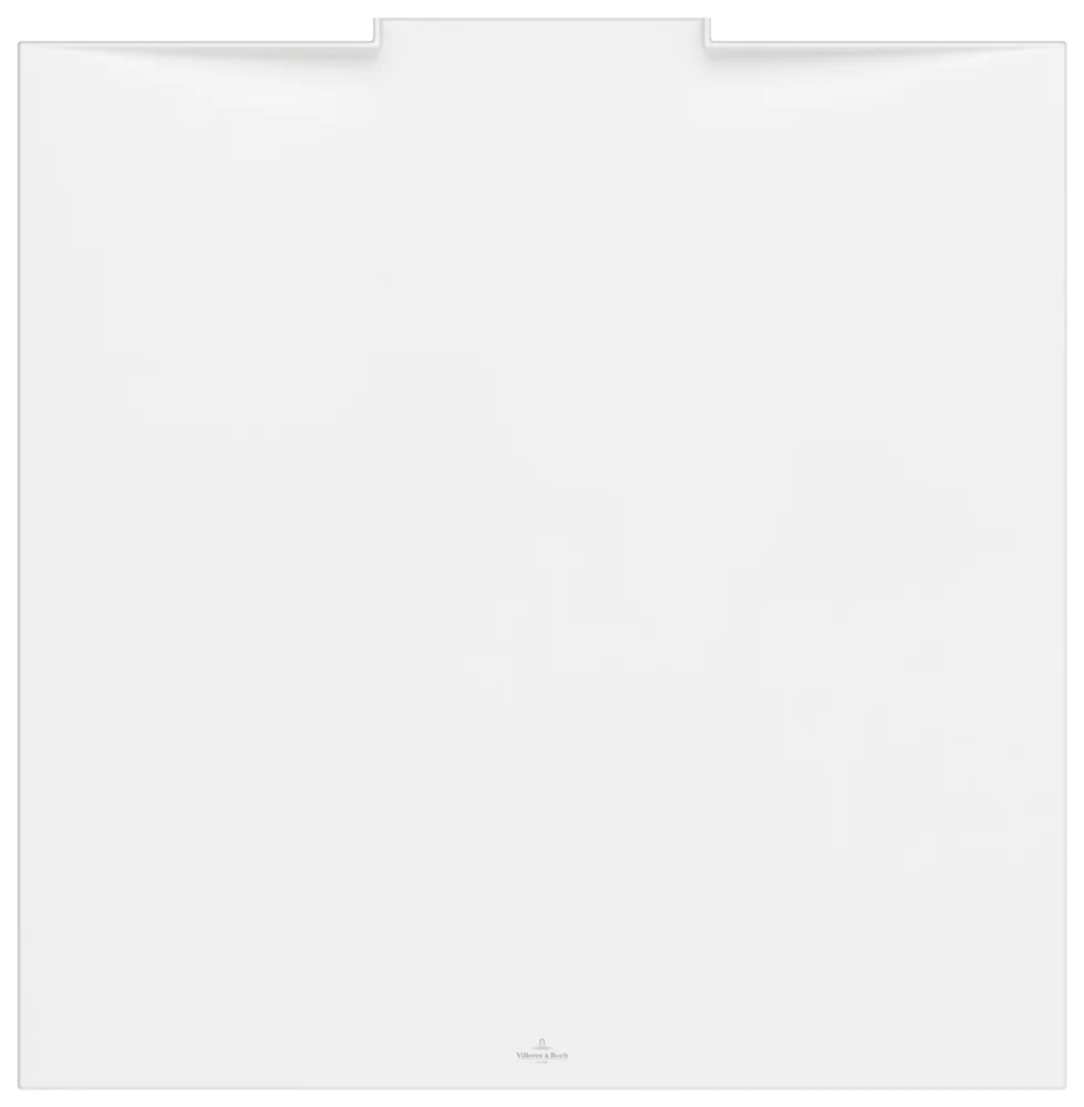 Villeroy & Boch Wallway Quadratische Duschwanne UDQ9090WAL1V, 900 x 900 x 30 mm, Stone White