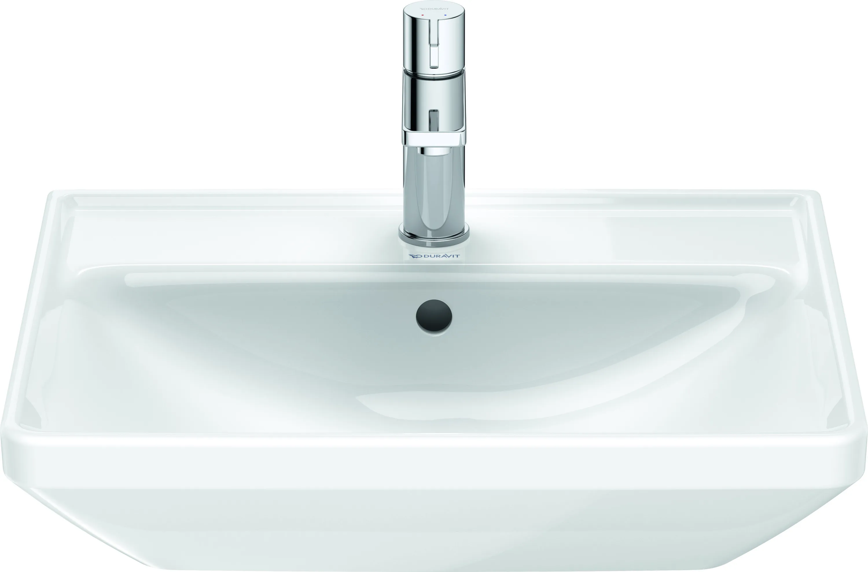 Wandwaschtisch „D-Neo“, mit Überlauf, Hahnlochposition mittig Wandwaschtisch „D-Neo“, mit Überlauf, Hahnlochposition mittig