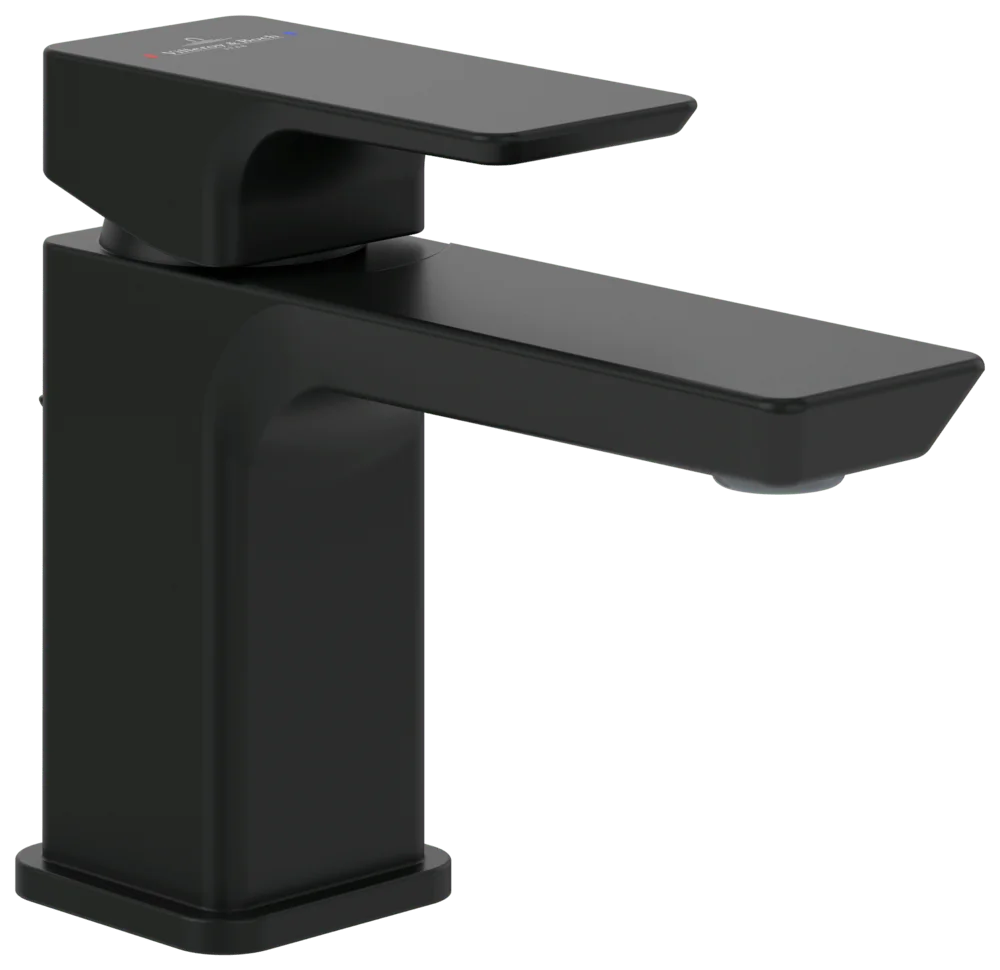 Villeroy & Boch Subway 3.0 Einhebel-Waschtischarmatur, 51x125x154mm, Zugstangen-Ablaufgarnitur, K5 Matt Black Villeroy & Boch Subway 3.0 Einhebel-Waschtischarmatur, 51x125x154mm, Zugstangen-Ablaufgarnitur, K5 Matt Black