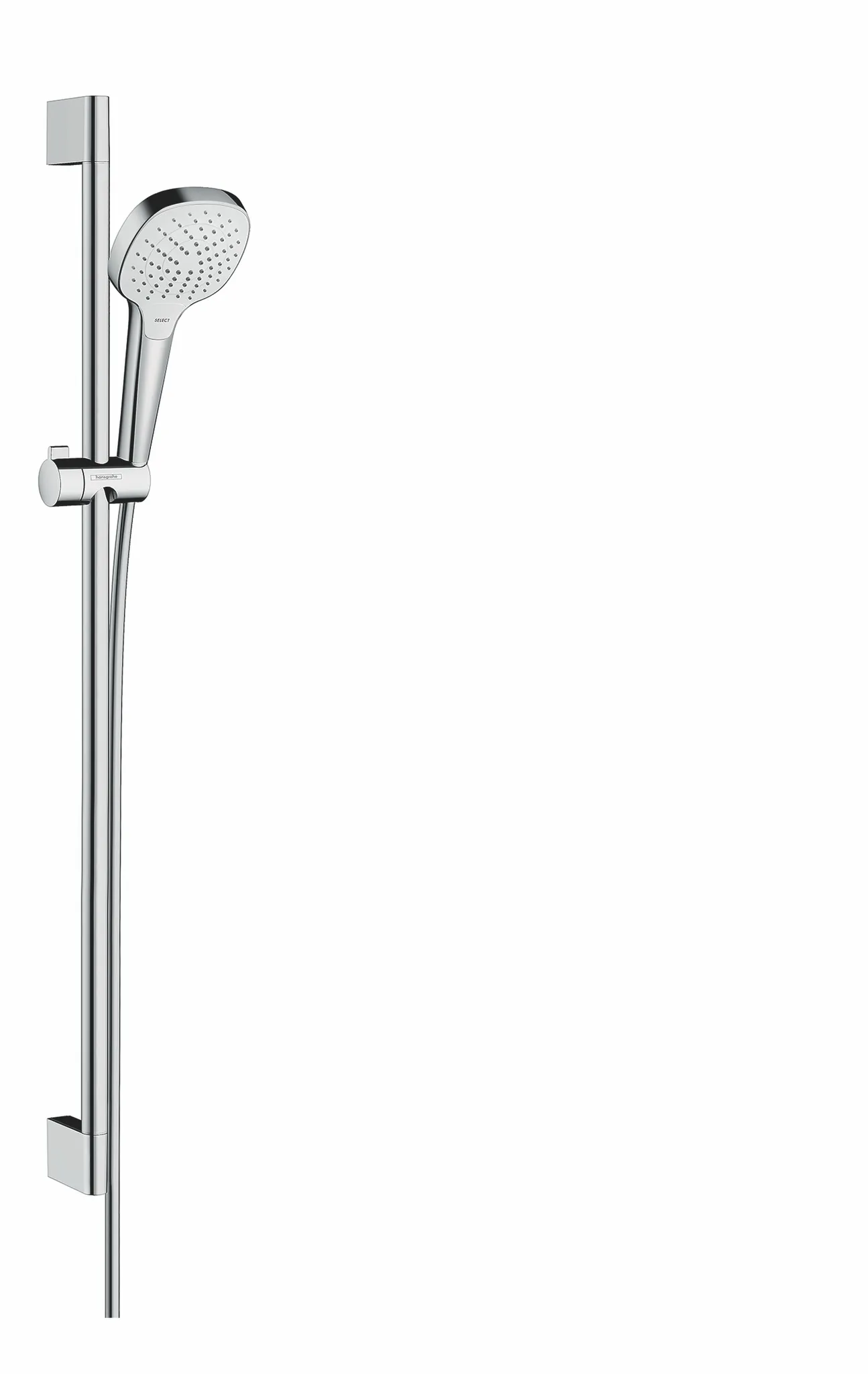 Hansgrohe Croma Select E 110 Vario EcoSmart Brauseset, Weiß/Chrom Hansgrohe Croma Select E 110 Vario EcoSmart Brauseset, Weiß/Chrom