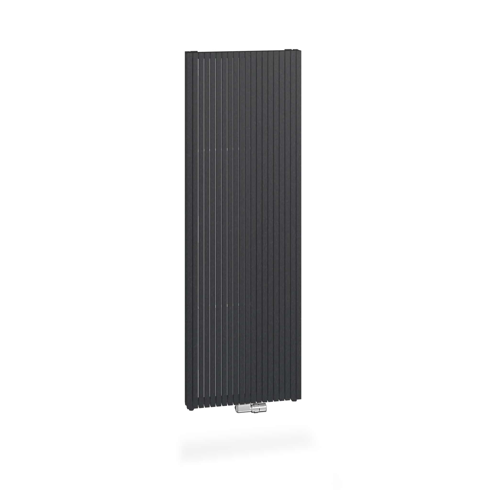 Kermi Carre Bad- und Wohnheizkörper, Anthracite Grey, 1400x895x86 mm, vertikale Heizrohre, Warmwasserbetrieb Kermi Carre Bad- und Wohnheizkörper, Anthracite Grey, 1400x895x86 mm, vertikale Heizrohre, Warmwasserbetrieb