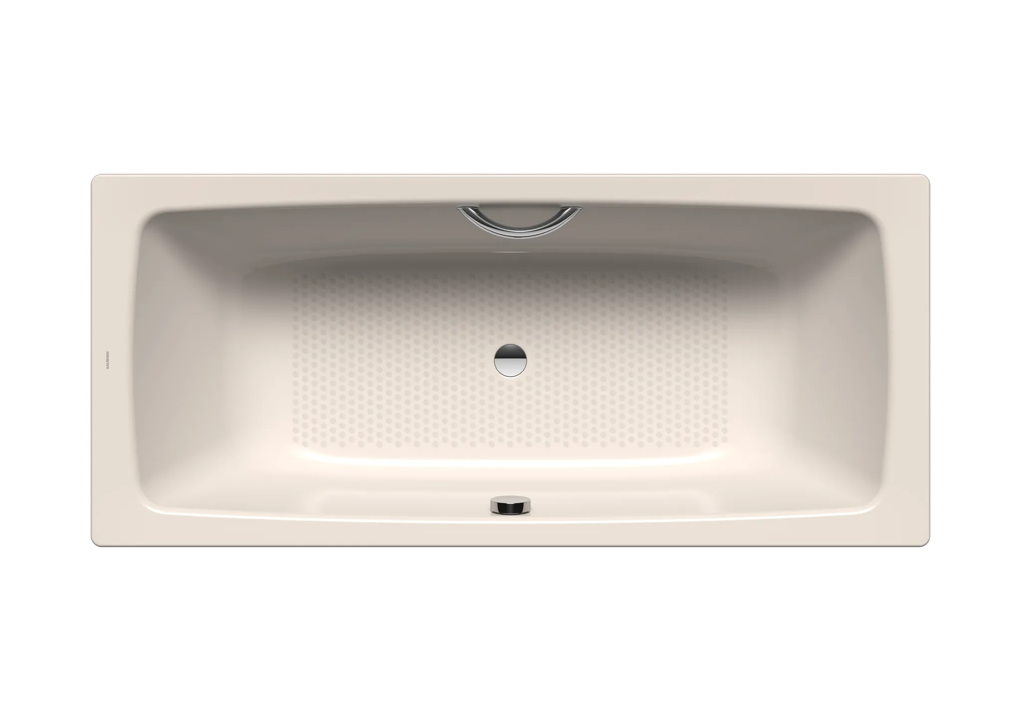 Kaldewei Badewanne „Cayono Duo“ rechteck 180 × 80 cm, mit Grifflochbohrungen in pergamon