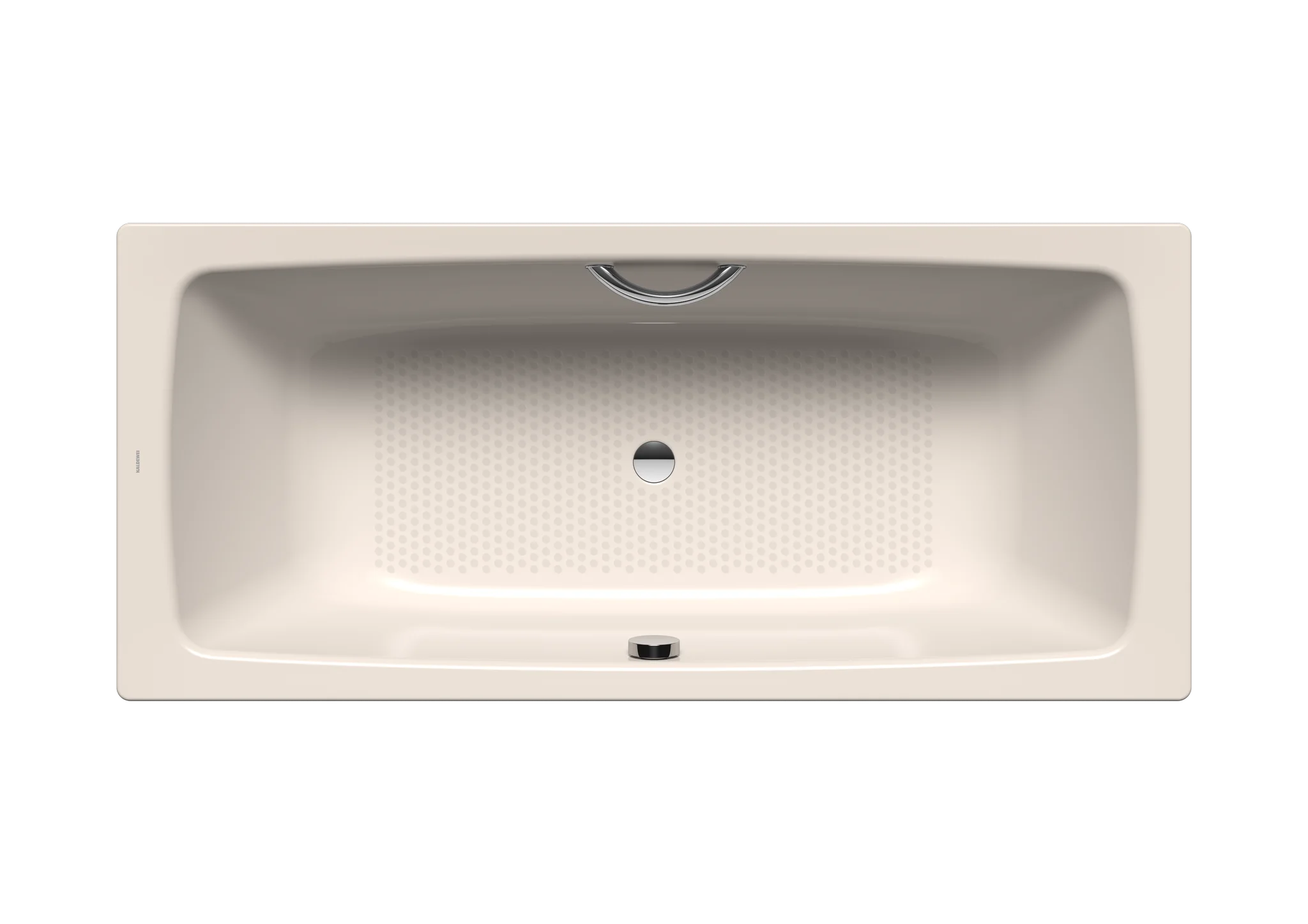 Kaldewei CAYONO DUO Badewanne, 1700x750 mm, pergamon, Perl-Effekt, mit Griffloch, Vollantislip