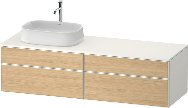 Duravit Waschtischunterschrank wandhängend „Zencha“ 160 × 44,2 × 55 cm