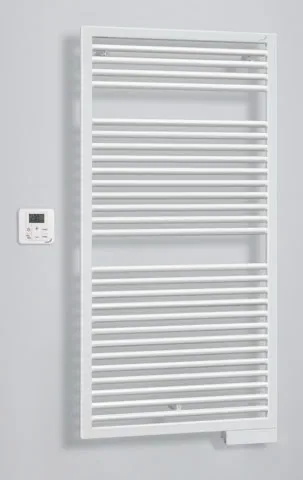 Zehnder Design-Elektroheizkörper „Universal“ 60 × 119,5 cm in Light Grey