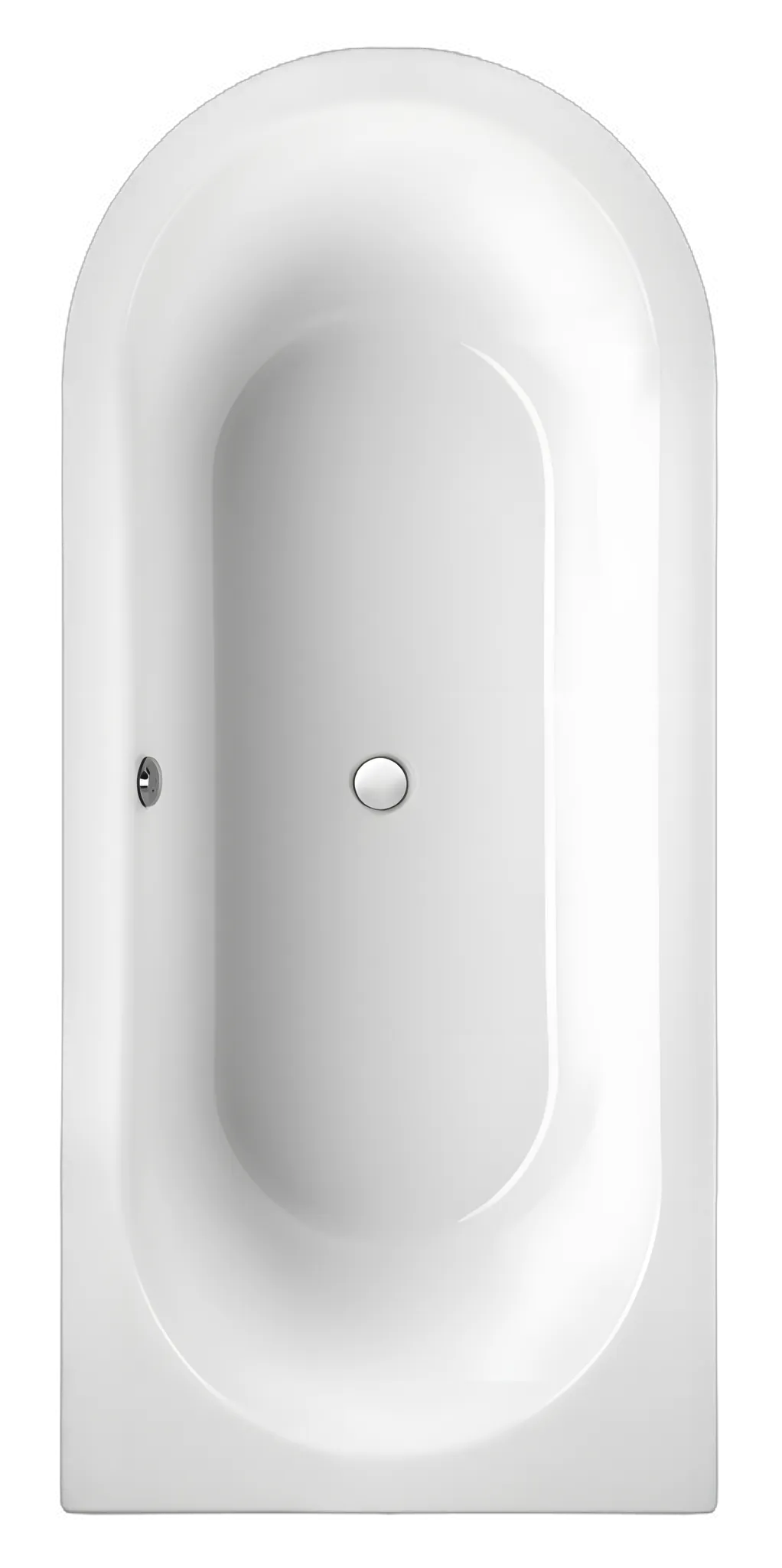 Mauersberger Badewanne „primo 3 duo“ 1800 × 800 mm in Weiß