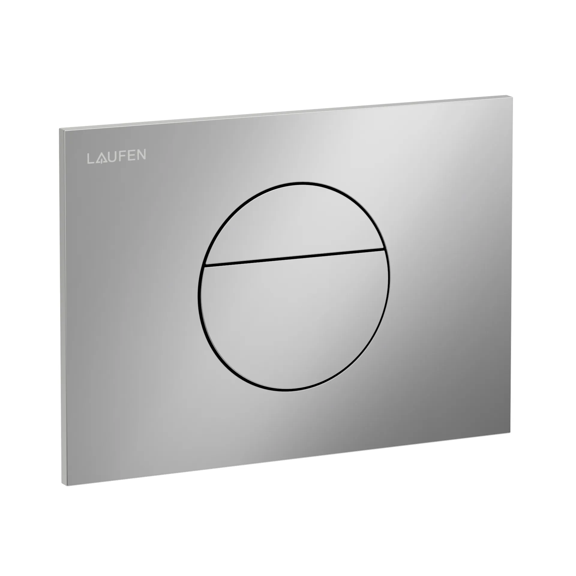 Betätigungsplatte SUNRISE INEO 203x145x6, aus Kunsstoff, für Frontbetätigung oder Betätigung von oben, für Unterputz-Spülkasten mit Dual-Flush 2-Mengen-Spülsystem, weiß