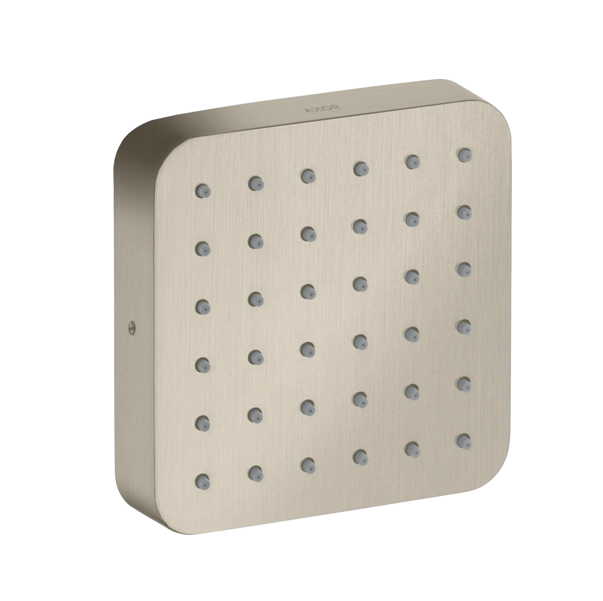 Hansgrohe AXOR Citterio E Brausemodul Unterputz softsquare Brushed Nickel 120x120mm Rain Strahl 5,3 l/min verstellbarer Winkel Hansgrohe AXOR Citterio E Brausemodul Unterputz softsquare Brushed Nickel 120x120mm Rain Strahl 5,3 l/min verstellbarer Winkel