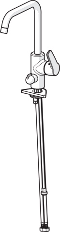 Hansa Einhand-Küchenarmatur „Polo“ Ausladung 200 mm in chrom Hansa Einhand-Küchenarmatur „Polo“ Ausladung 200 mm in chrom