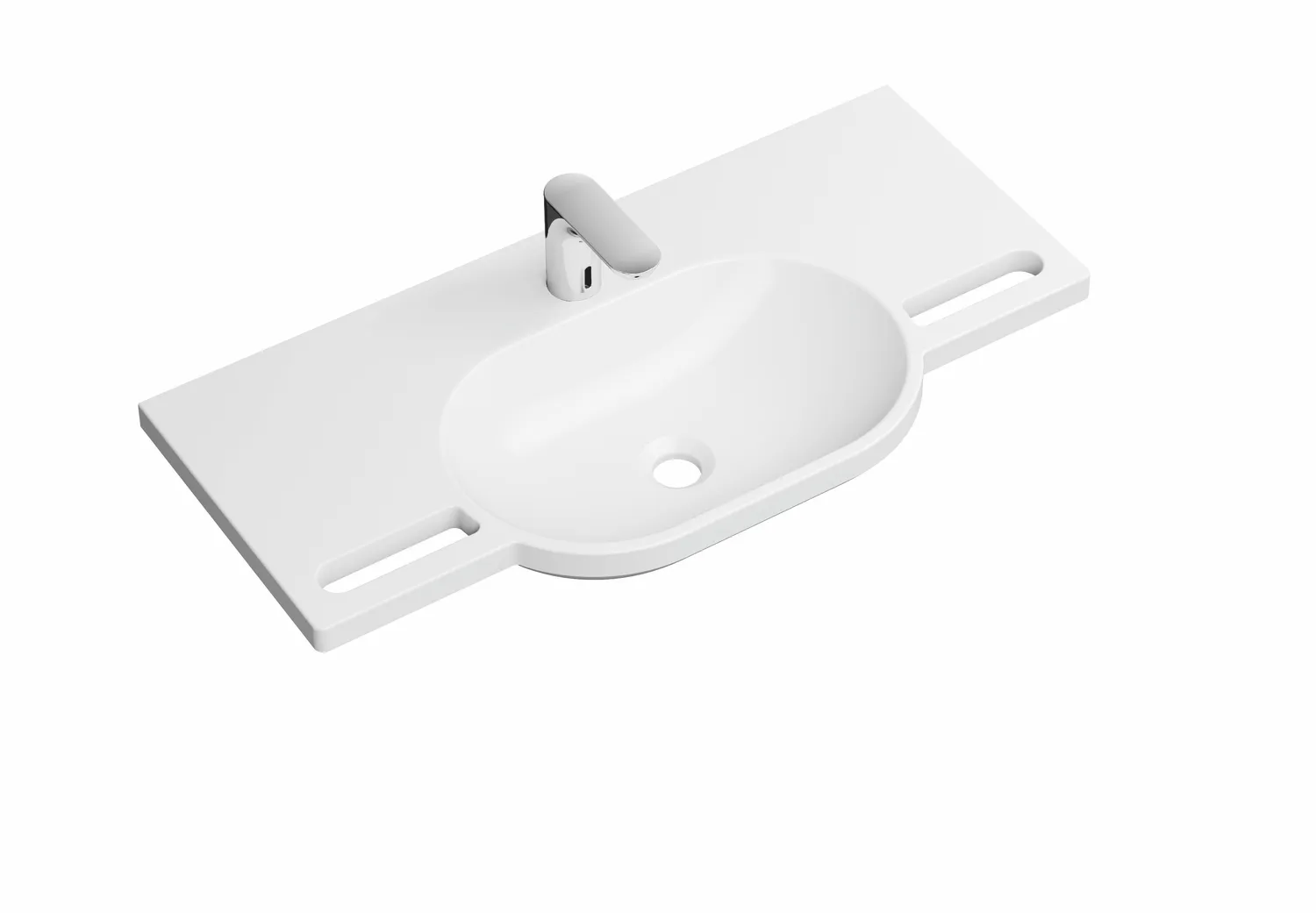 Set-Waschtisch und Armatur 85 × 41,5 × 11 cm Set-Waschtisch und Armatur 85 × 41,5 × 11 cm