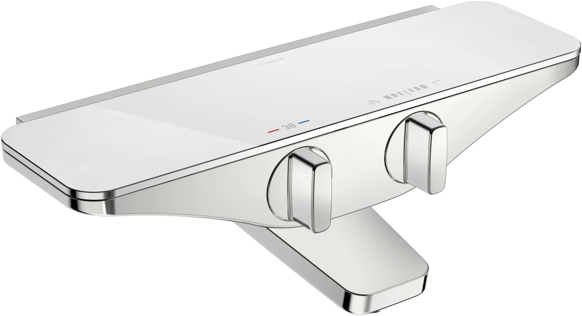 HansaEMOTION Wannen- und Brausearmatur Chrom/Weiss, DN15 HansaEMOTION Wannen- und Brausearmatur Chrom/Weiss, DN15