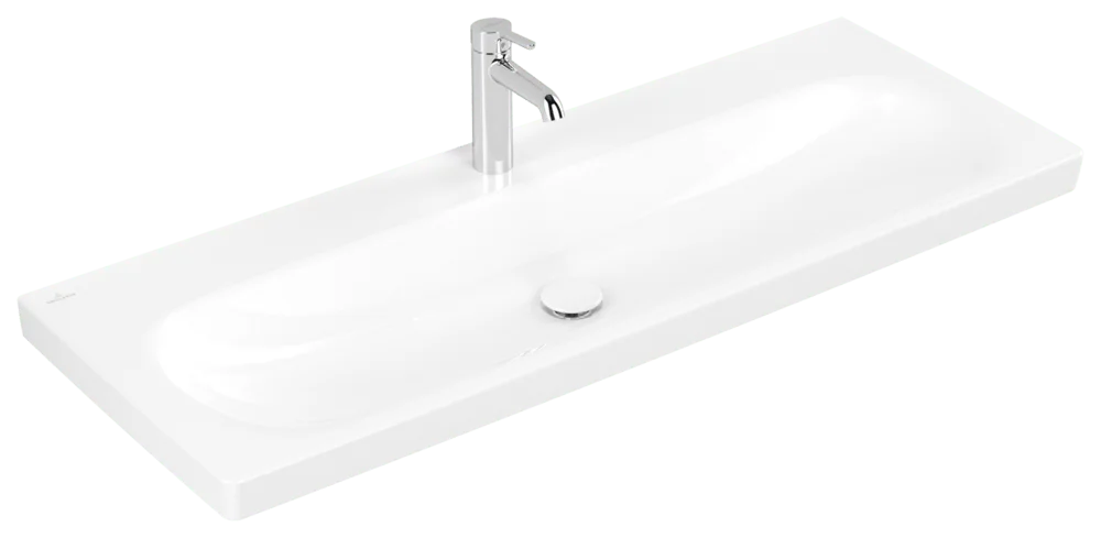 Villeroy & Boch Schrankwaschtisch Skyla 5A51C1, 1200x460mm, Rechteck, 1HL. o. ÜL., Weiß Alpin Villeroy & Boch Schrankwaschtisch Skyla 5A51C1, 1200x460mm, Rechteck, 1HL. o. ÜL., Weiß Alpin