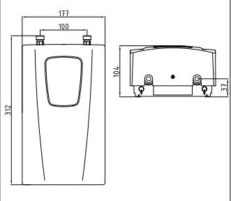Clage Durchlauferhitzer „CEX-U“ Clage Durchlauferhitzer „CEX-U“