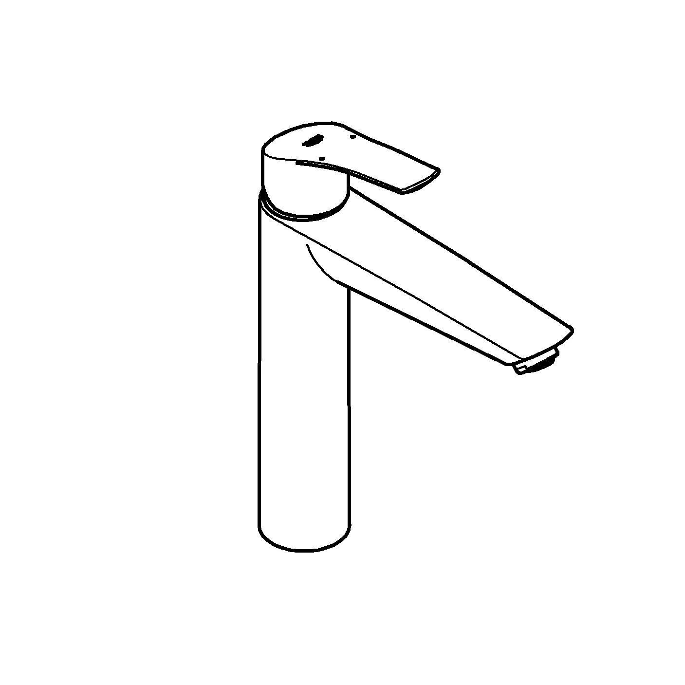 Grohe Eurosmart Professional Einhandmischer, 23971_3, XL-Size, chrom Grohe Eurosmart Professional Einhandmischer, 23971_3, XL-Size, chrom