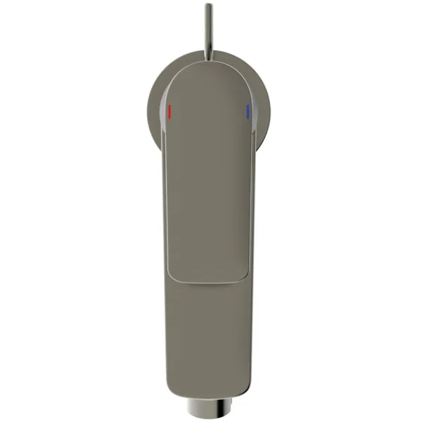 Bidetarmatur Connect Air, Ausladung 114mm, mit Ablaufgarnitur, Brushed Gold