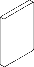 HEWI Abdeckung in Signalweiß HEWI Abdeckung in Signalweiß