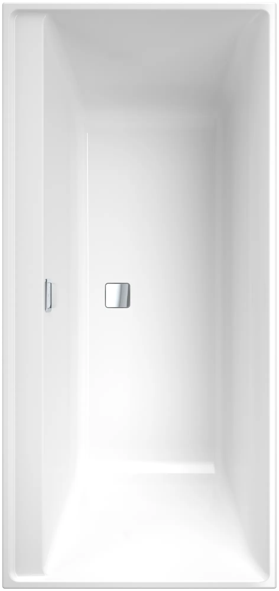 Villeroy & Boch Collaro rechteckige Badewanne in Stone White, 1600 x 750 mm, Höhe 470 mm, Einbauhöhe 580–622 mm, Acryl, matt, mit Mittelablauf Villeroy & Boch Collaro rechteckige Badewanne in Stone White, 1600 x 750 mm, Höhe 470 mm, Einbauhöhe 580–622 mm, Acryl, matt, mit Mittelablauf