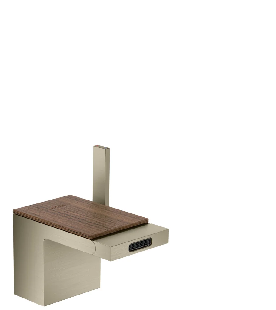 Hansgrohe AXOR MyEdition Platte 117 mm, Amerikanischer Nussbaum, abnehmbar