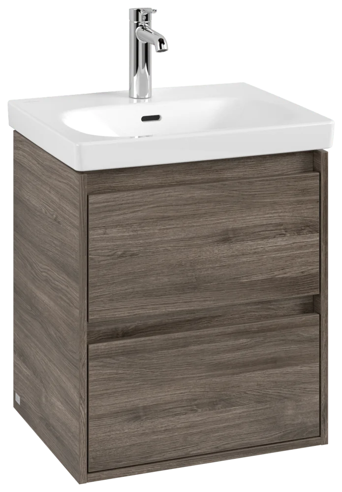 Villeroy & Boch Skyla Waschbeckenunterschrank 522x596x424mm, Stone Oak