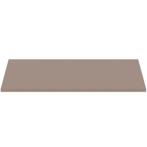 Waschtischplatte i.life B ohne Ausschnitt 802x506x18mm Weiß matt
